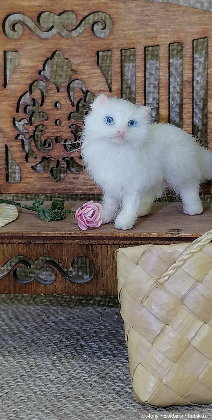 Белый котик — Кукольная миниатюра своими руками: еда (фото 8)