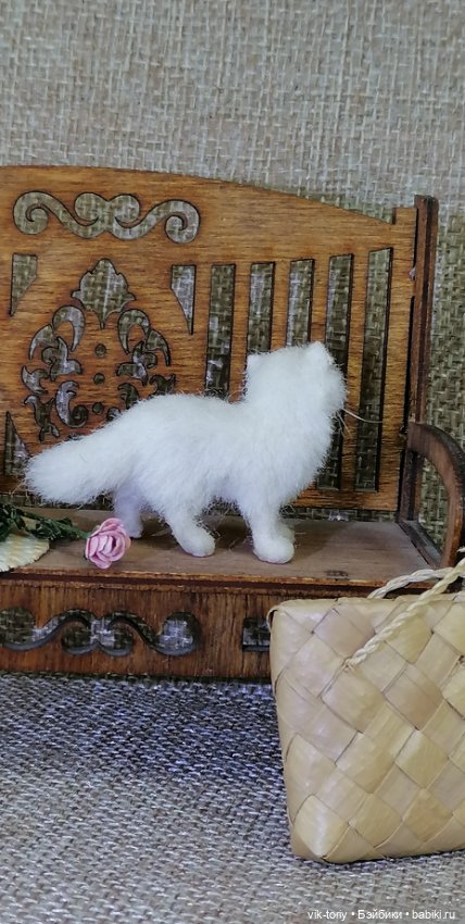 Белый котик — Кукольная миниатюра своими руками: еда (фото 5)