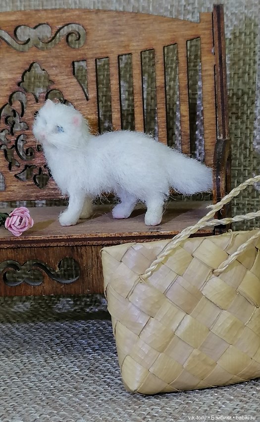 Белый котик — Кукольная миниатюра своими руками: еда (фото 7)