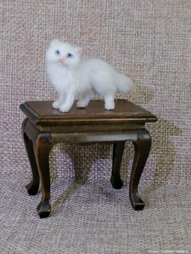 Белый котик — Кукольная миниатюра своими руками: еда (фото 4)
