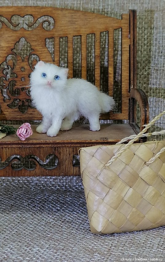 Белый котик — Кукольная миниатюра своими руками: еда (фото 6)
