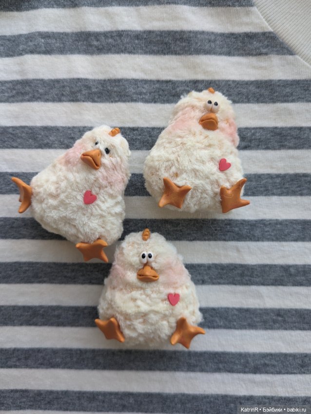 Цыплята. Брошки — Авторские мишки Тедди и друзья: фото (фото 2)