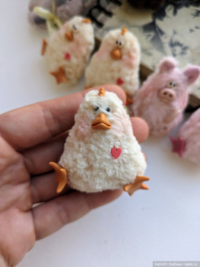 Цыплята. Брошки — Авторские мишки Тедди и друзья: фото (фото 6)