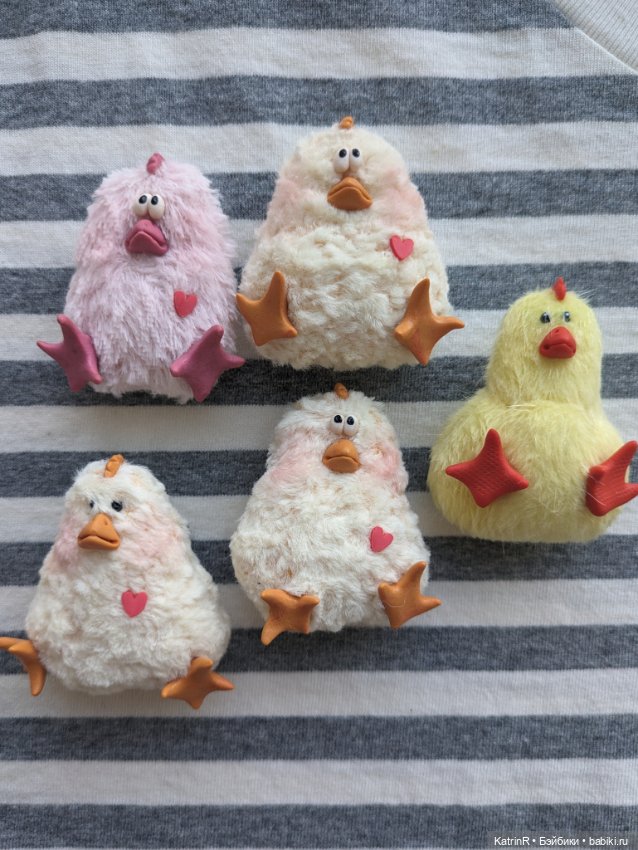 Цыплята. Брошки — Авторские мишки Тедди и друзья: фото (фото 3)