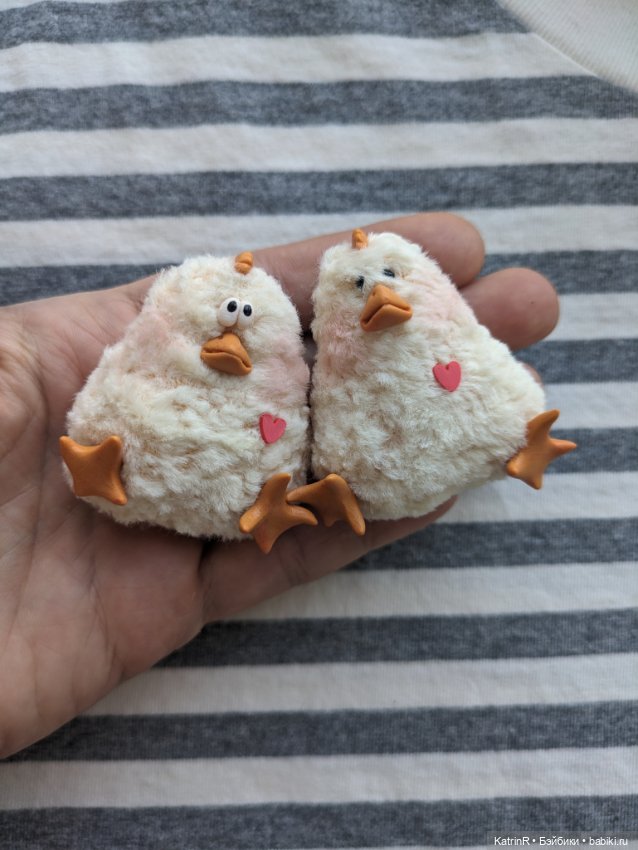 Цыплята. Брошки — Авторские мишки Тедди и друзья: фото