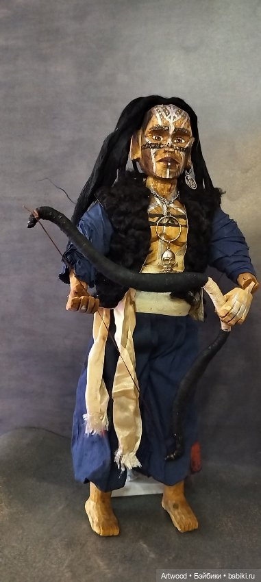 Авторские куклы из дерева (фото 6)