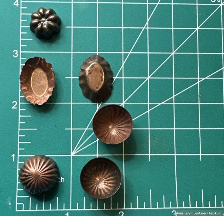 Фото подборка с аукционов с антикварной и винтажной кукольной миниатюрой, медь (фото 8)