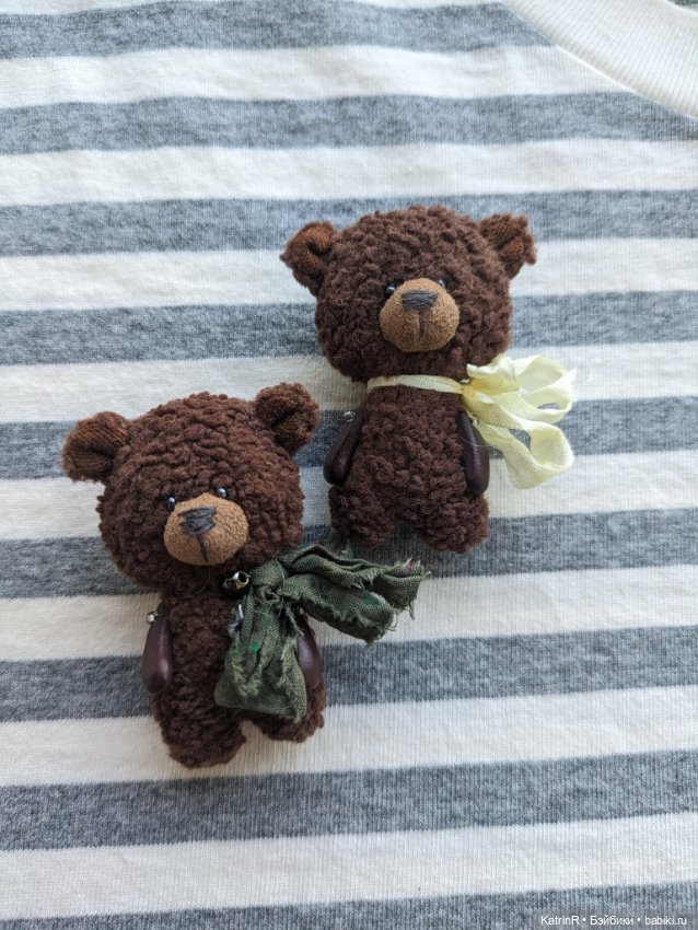 Бурый медведь. Брошь — Авторские мишки Тедди и друзья: фото (фото 5)