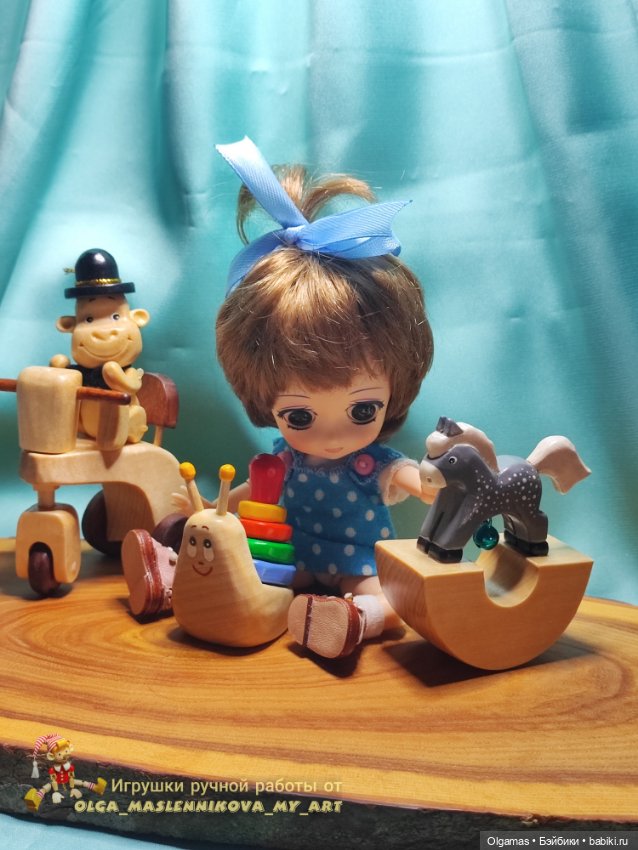 Игрушки для ишрушек🐌🐎🛴 — Авторские игрушки из дерева: резьба (фото 8)