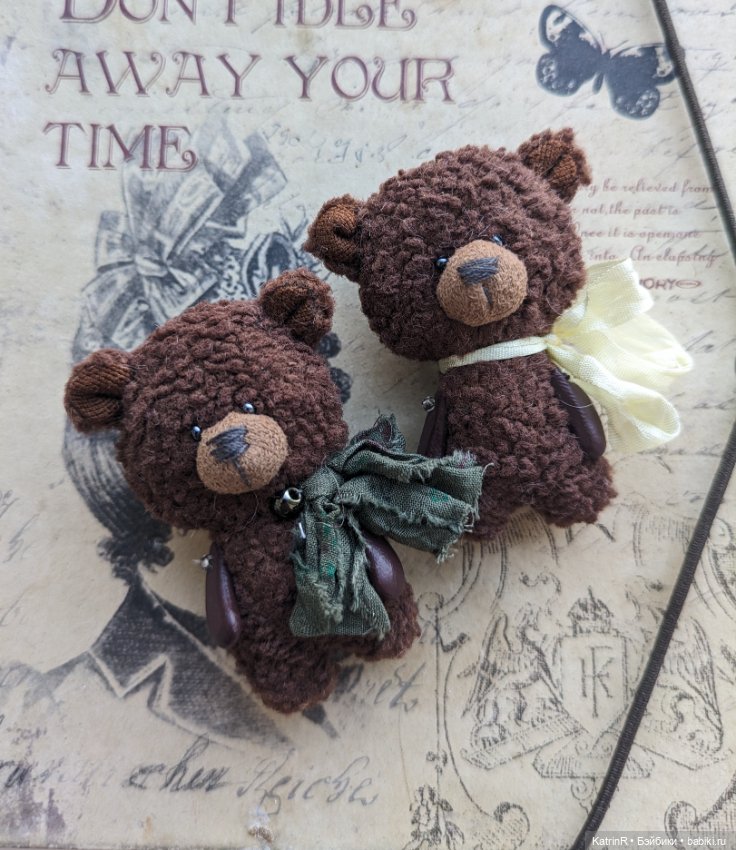 Бурый медведь. Брошь — Авторские мишки Тедди и друзья: фото