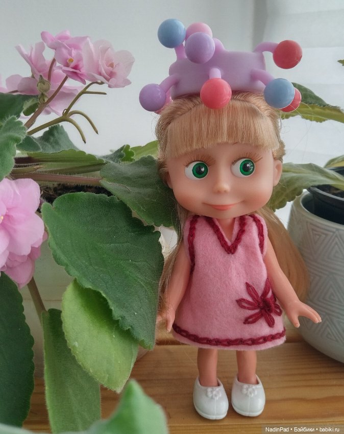 Ручка-шапка✍️🎩 — Куклы Маша и Медведь (Simba): Маша в кармашке (фото 7)