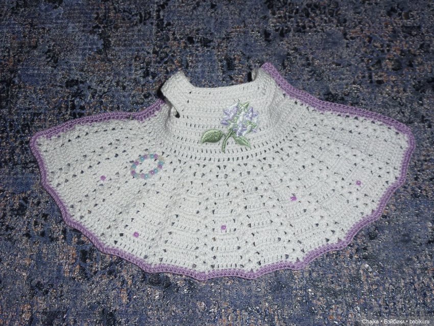 Вязаное платье на кукол Хейди Плюсчок 26 см - Heidi Plusczok 26 см