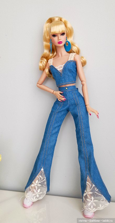 Джинсовая мода — Одежда и обувь для кукол своими руками: фото