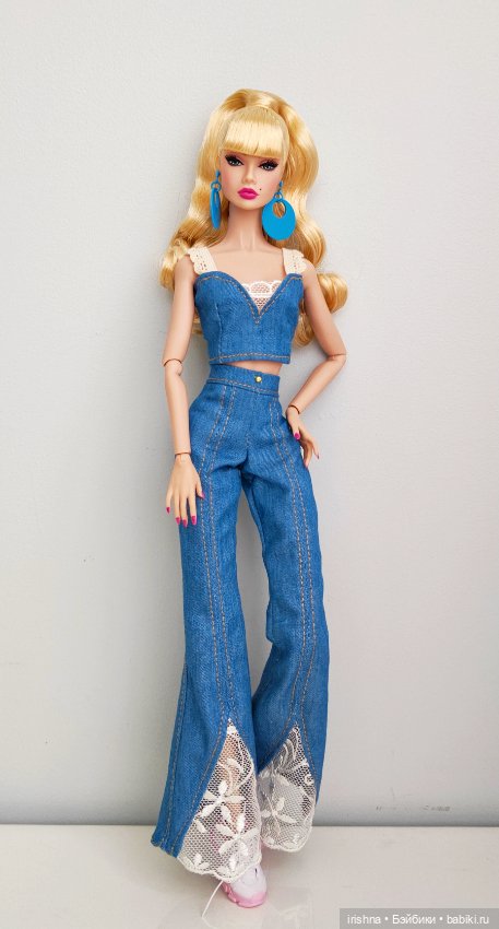 Джинсовая мода — Одежда и обувь для кукол своими руками: фото