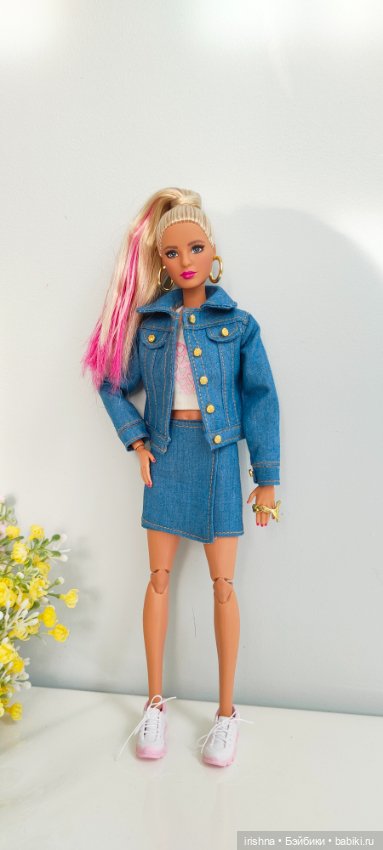 Джинсовая мода — Одежда и обувь для кукол своими руками: фото (фото 6)