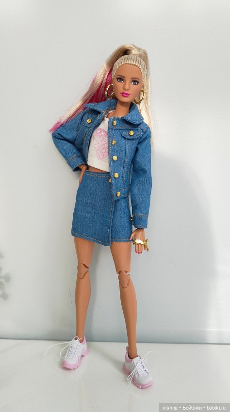 Джинсовая мода — Одежда и обувь для кукол своими руками: фото (фото 5)