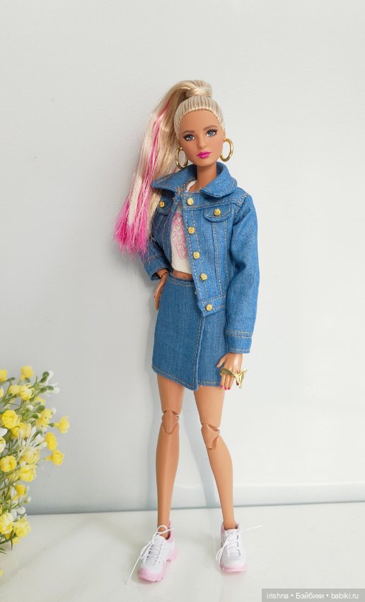 Джинсовая мода — Одежда и обувь для кукол своими руками: фото (фото 7)