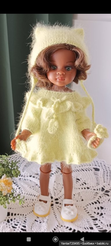 Одежда вязаная для кукол ПаолаРейна, Дель Норте, Бержуан, Паола Рейна-мини