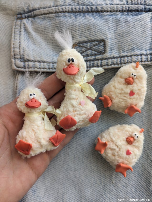 Утята. Брошки — Авторские мишки Тедди и друзья: фото (фото 2)