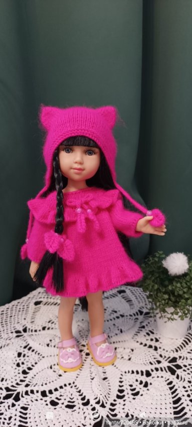 Одежда вязаная для кукол ПаолаРейна, Дель Норте, Бержуан, Паола Рейна-мини (фото 9)