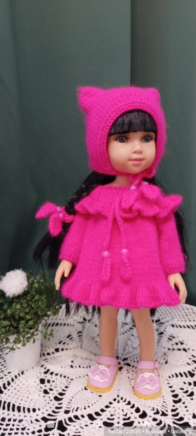 Одежда вязаная для кукол ПаолаРейна, Дель Норте, Бержуан, Паола Рейна-мини