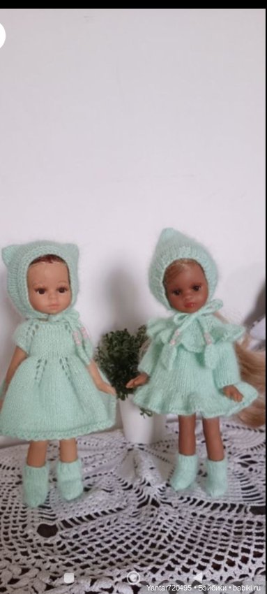 Одежда вязаная для кукол ПаолаРейна, Дель Норте, Бержуан, Паола Рейна-мини