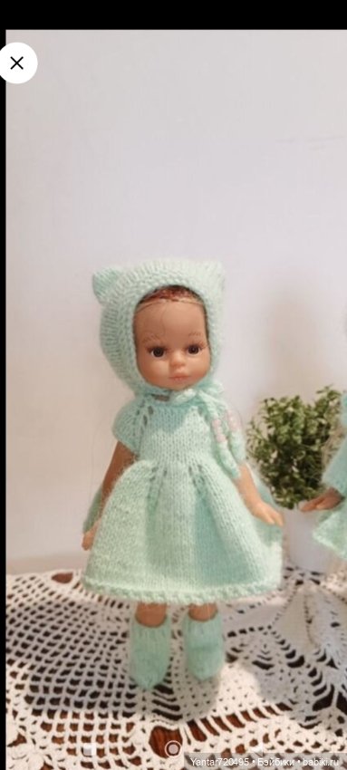 Одежда вязаная для кукол ПаолаРейна, Дель Норте, Бержуан, Паола Рейна-мини