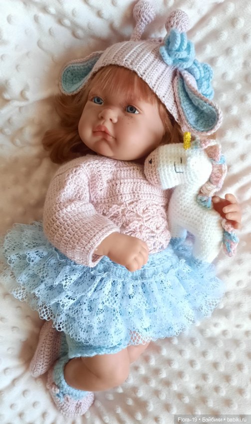 Нежный комплект Жирафик — Одежда и обувь для кукол своими руками: фото (фото 4)