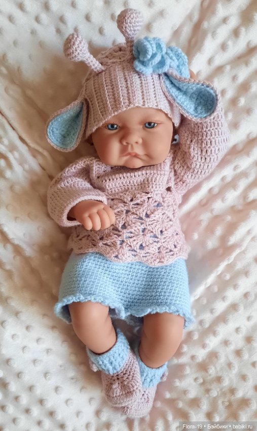 Нежный комплект Жирафик — Одежда и обувь для кукол своими руками: фото (фото 2)