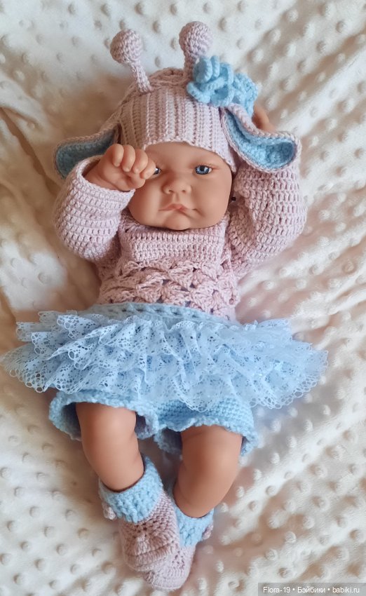 Нежный комплект Жирафик — Одежда и обувь для кукол своими руками: фото