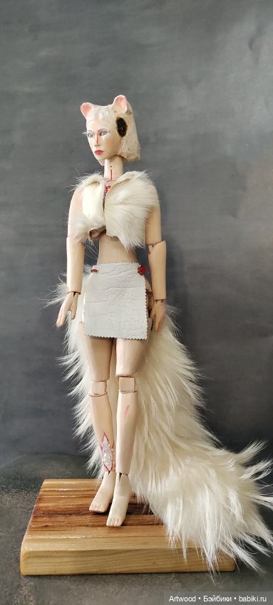 Волчица — Авторские шарнирные куклы своими руками: лепка (фото 5)