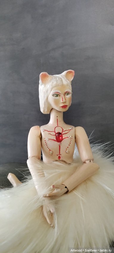 Волчица — Авторские шарнирные куклы своими руками: лепка (фото 2)