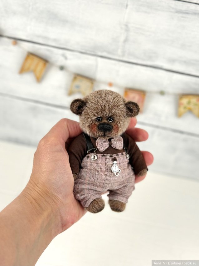 Тедди мишка Питер — Авторские мишки Тедди и друзья: фото (фото 3)