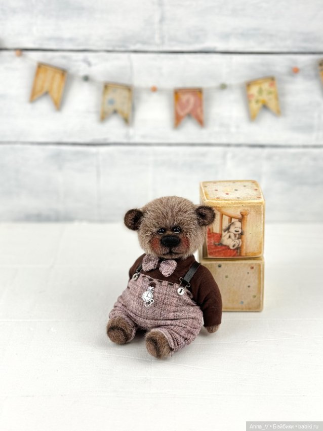 Тедди мишка Питер — Авторские мишки Тедди и друзья: фото (фото 4)