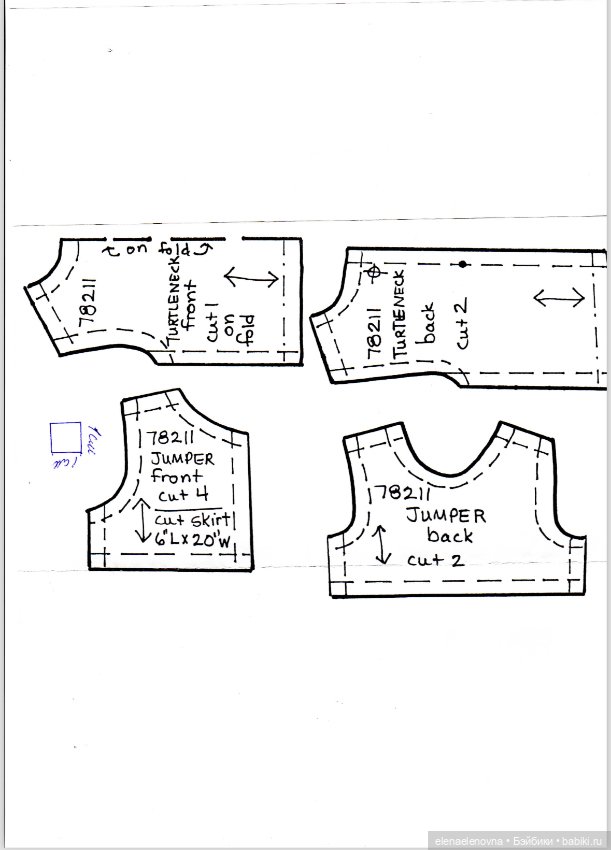 💥 Выкройки с инструкциями для тела 10 дюймов 💥 (фото 8)