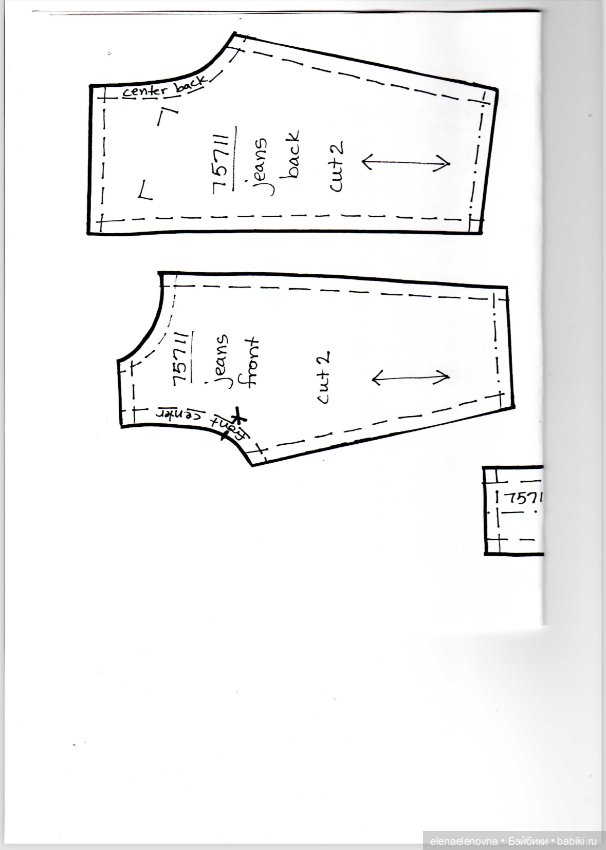 💥 Выкройки с инструкциями! для тела 10 дюймов - БРЮКИ 💥 (фото 7)