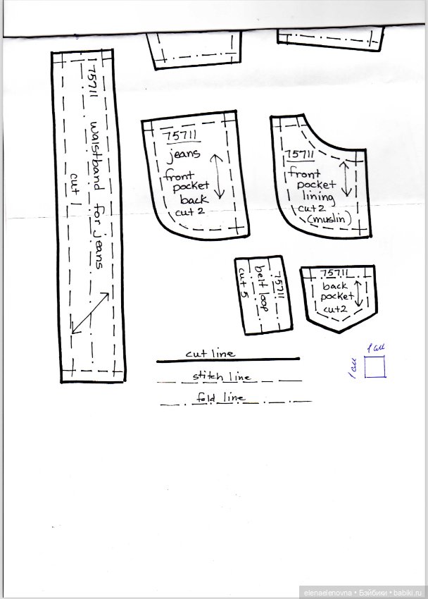 💥 Выкройки с инструкциями! для тела 10 дюймов - БРЮКИ 💥 (фото 8)
