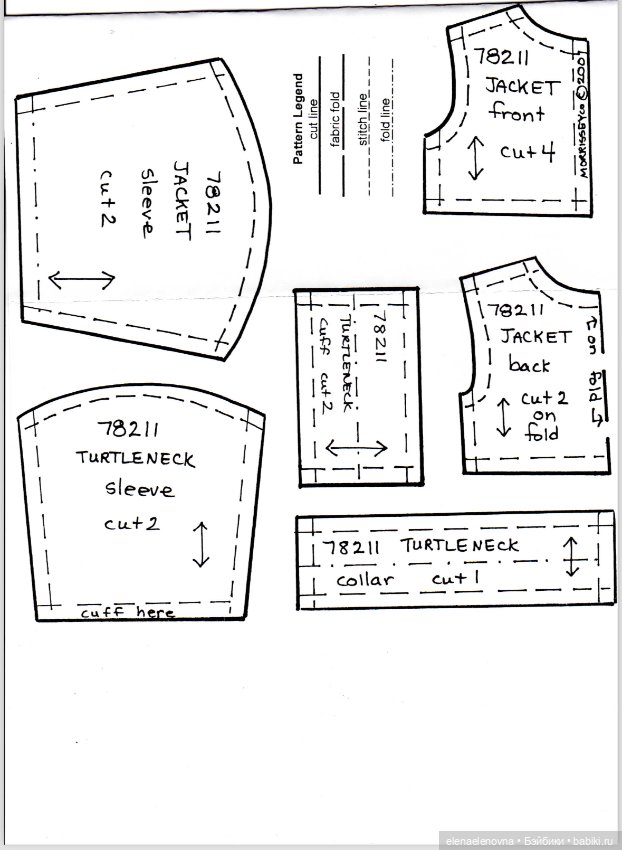 💥 Выкройки с инструкциями для тела 10 дюймов 💥 (фото 7)