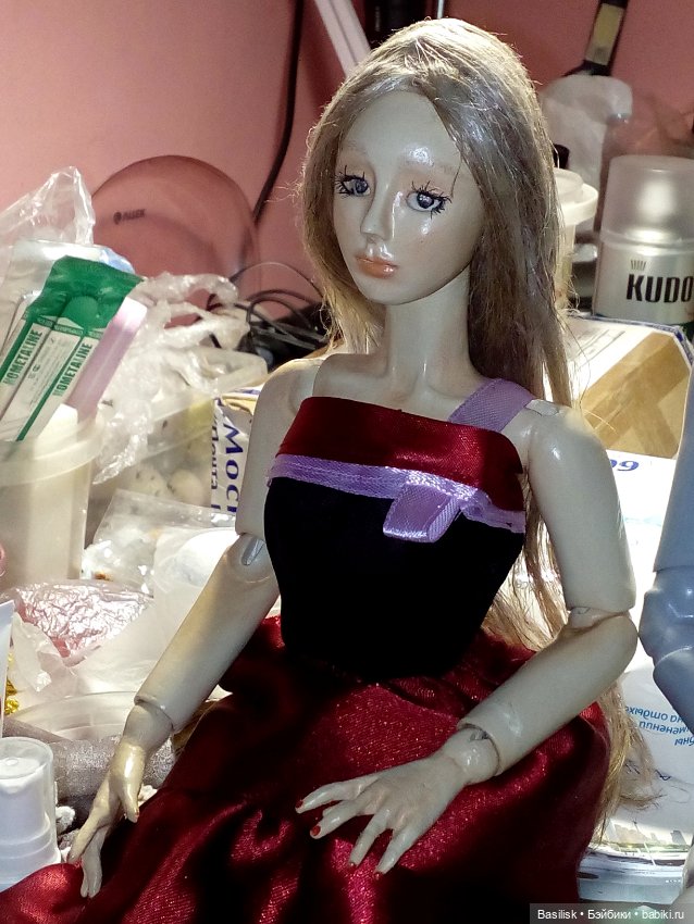 Хелен в красном — Авторские шарнирные куклы своими руками: лепка (фото 2)