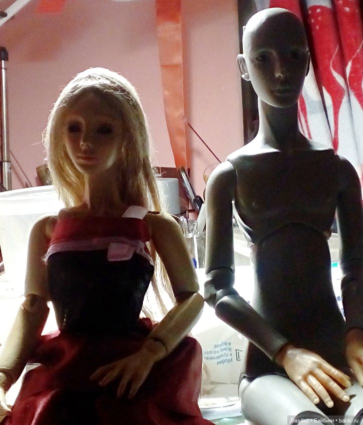 Хелен в красном — Авторские шарнирные куклы своими руками: лепка (фото 7)