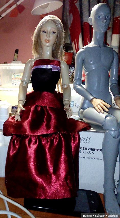 Хелен в красном — Авторские шарнирные куклы своими руками: лепка (фото 8)