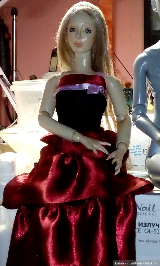 Хелен в красном — Авторские шарнирные куклы своими руками: лепка (фото 4)