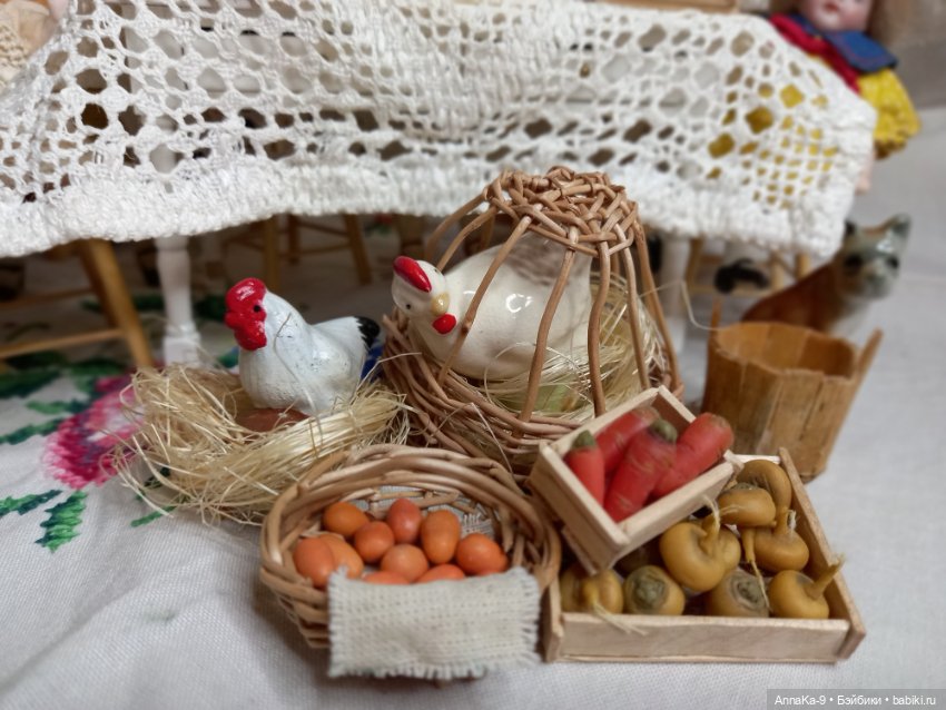 Курочки и mignonette — Антикварные куклы Armand Marseille (AM): молд 390 (фото 7)