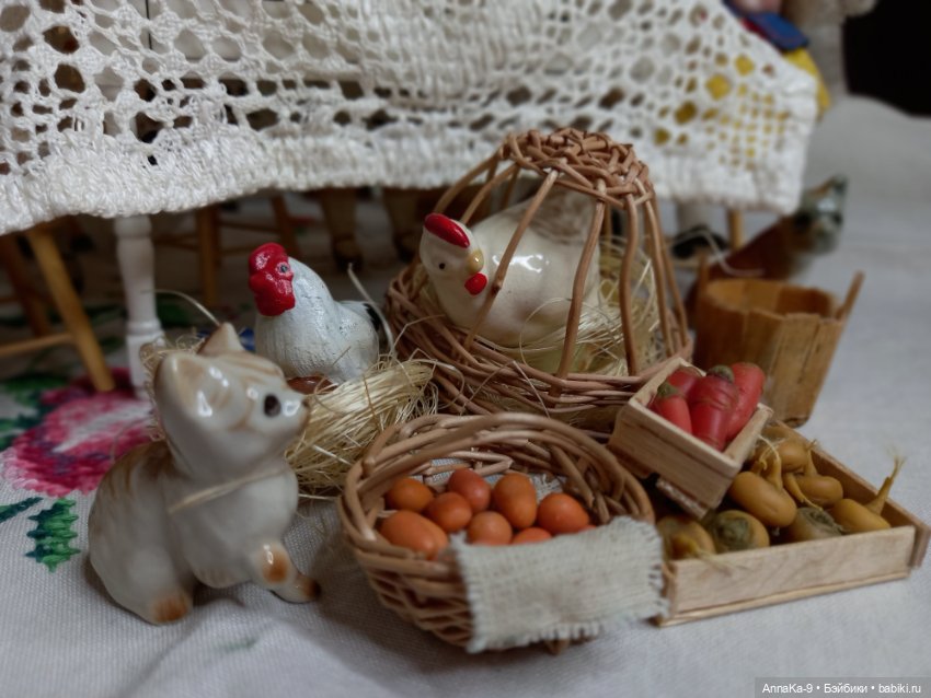 Курочки и mignonette — Антикварные куклы Armand Marseille (AM): молд 390 (фото 6)