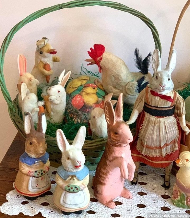 Подборка фото антикварных пасхальных коробок для конфет easter antique candy box (фото 3)