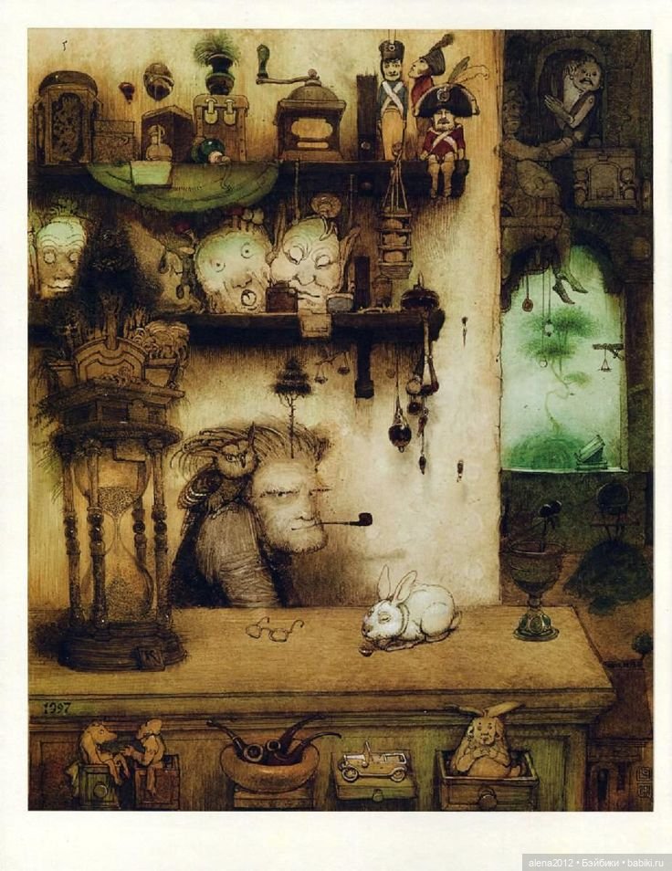 Самый дорогой российский книжный иллюстратор Кирилл Чёлушкин, и его удивительные работы (фото 9)