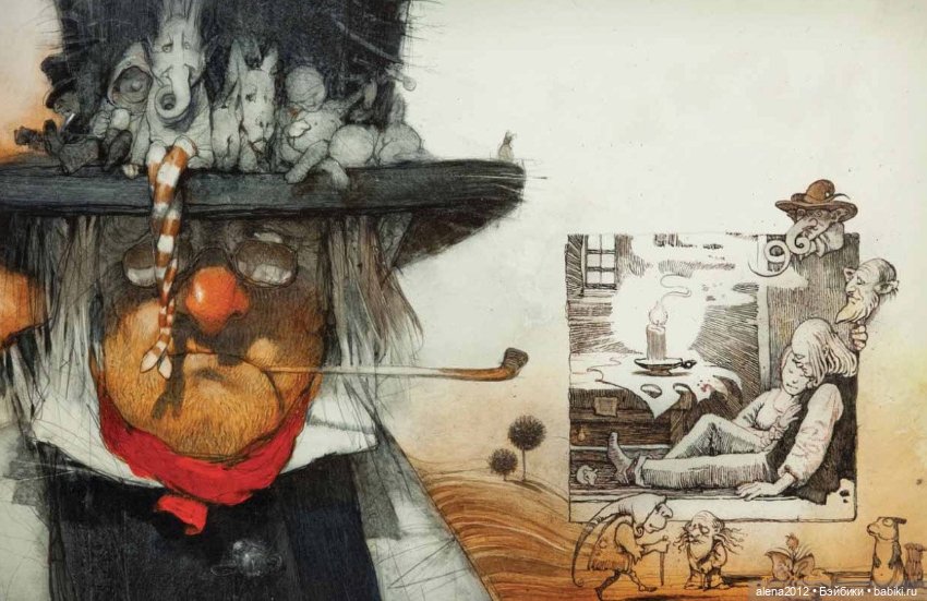 Самый дорогой российский книжный иллюстратор Кирилл Чёлушкин, и его удивительные работы