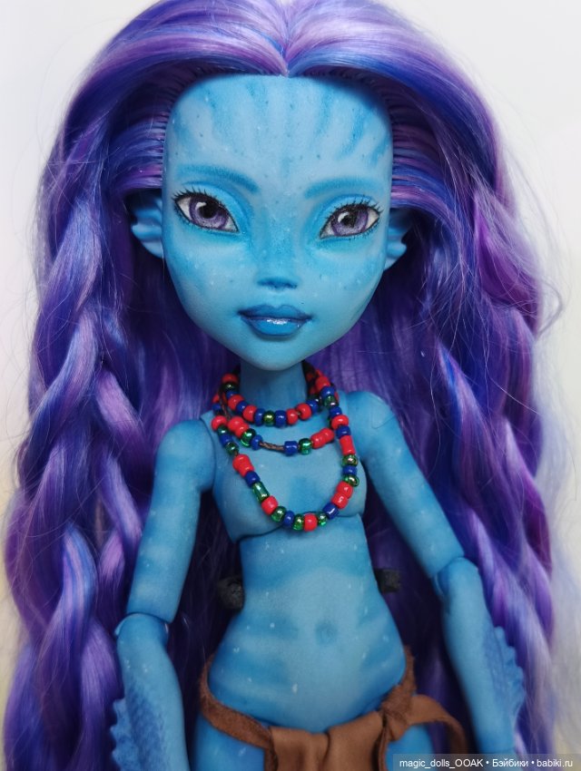 На'ви — ООАК Monster High и Ever After High: репейнт