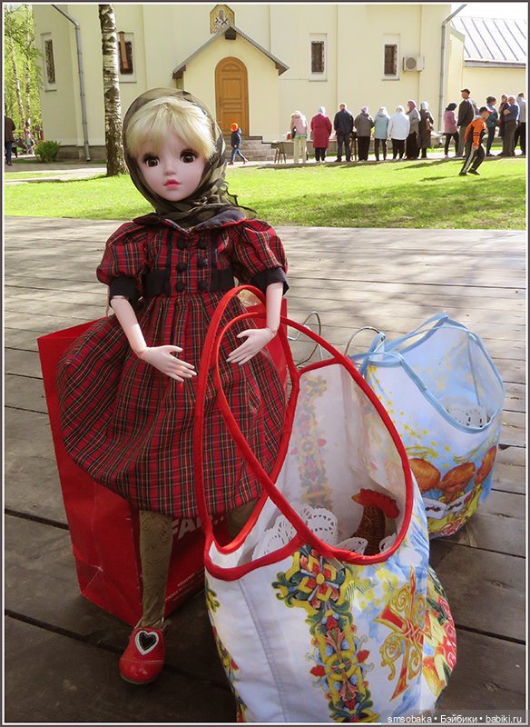 Христос Воскресе! Как Мирослава кулич святила