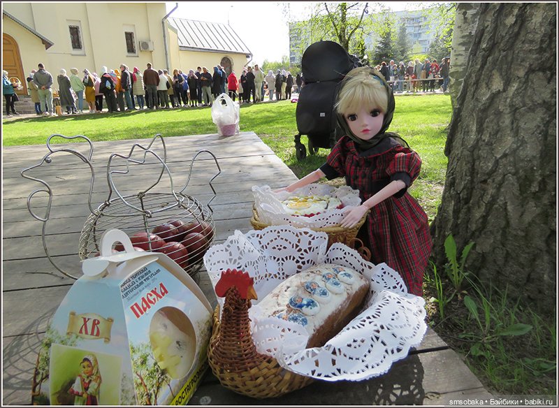 Христос Воскресе! Как Мирослава кулич святила